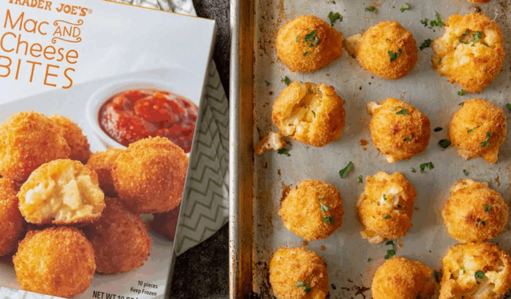 Mac & Cheese Bites + Marinara Dip