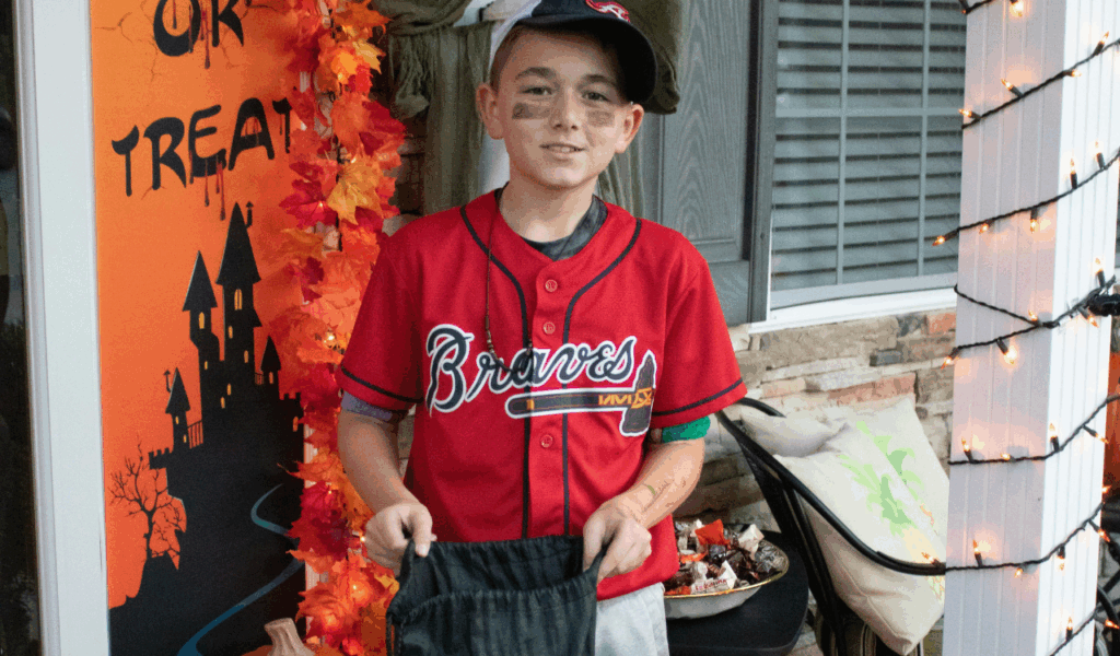 Create a shortcut treat-bag station for guests to take home