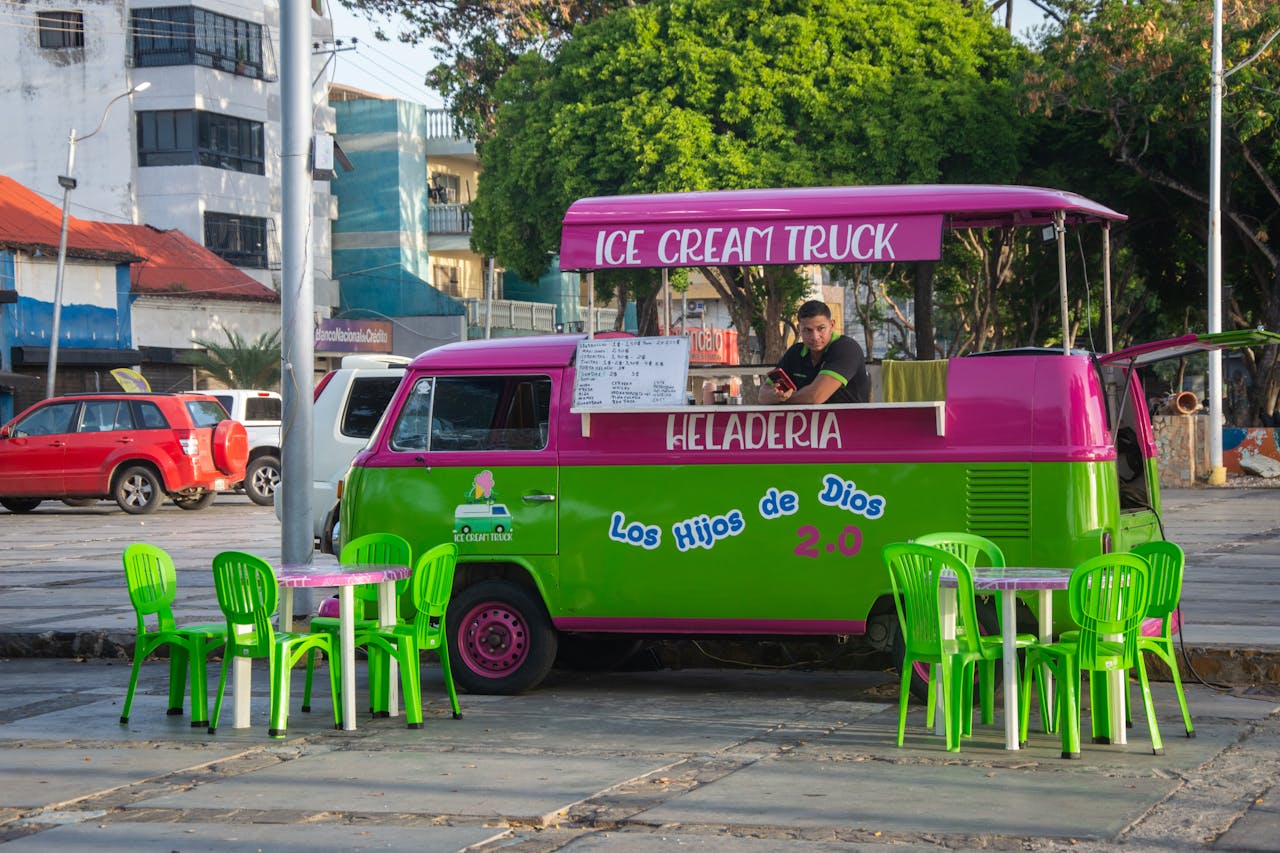 Ice Cream Truck Menus