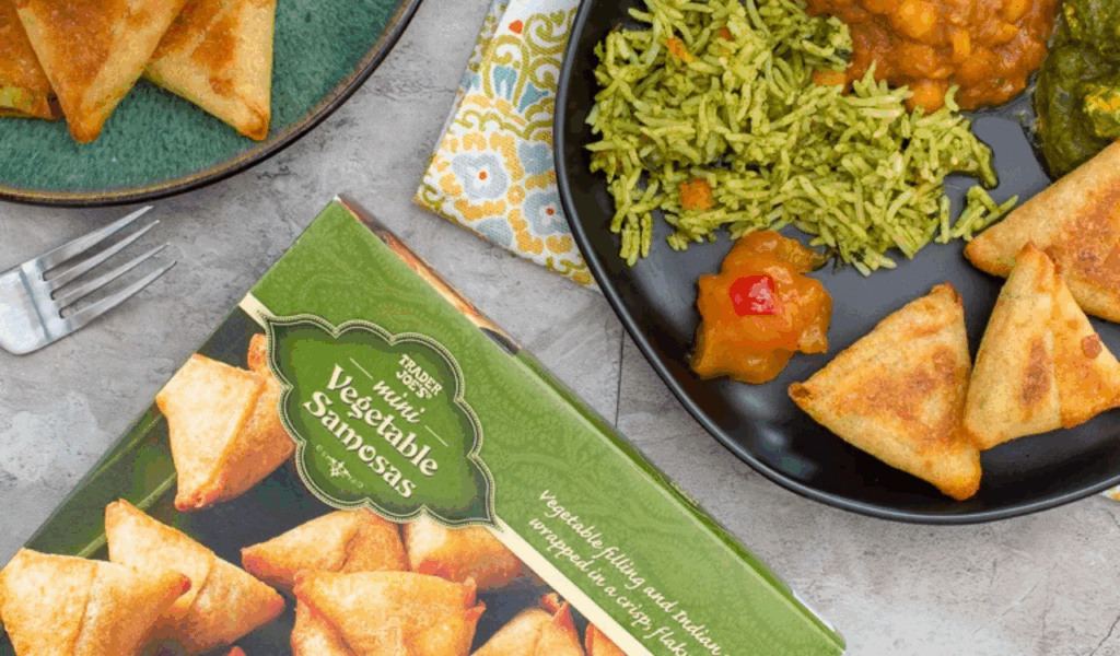 Mini Vegetable Samosas + Mango or Cilantro-Yogurt Dip