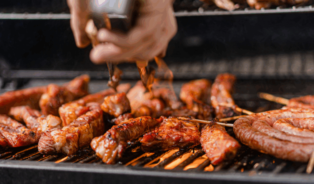 BBQ Meatball Skewers