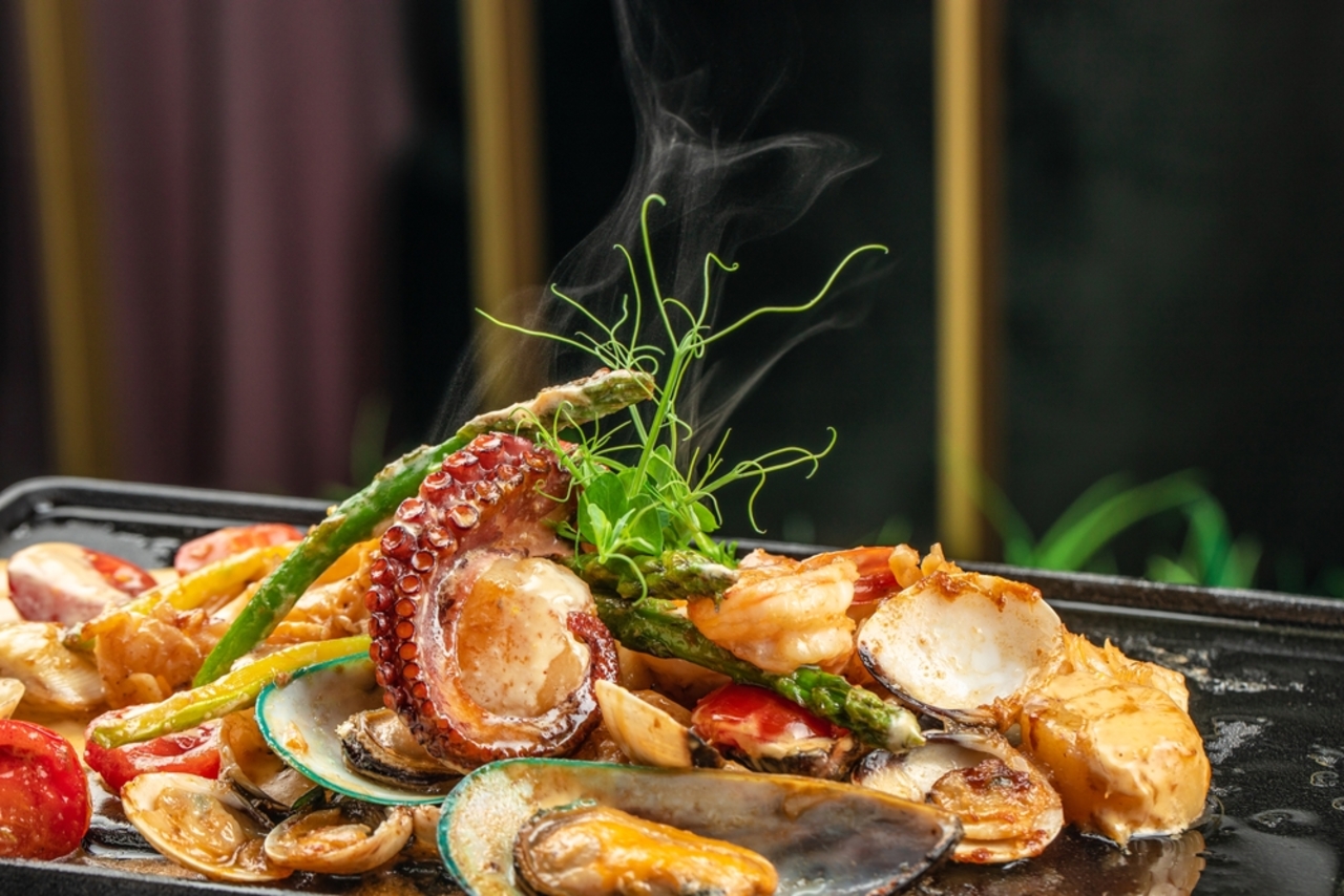 Seafood platter