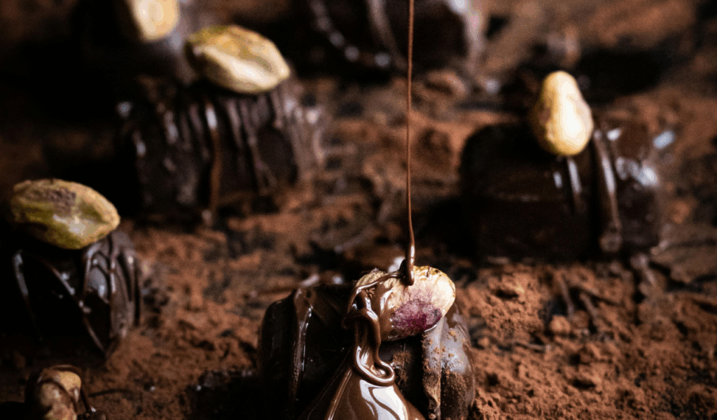 Melted candy drizzle for brownies or ice cream