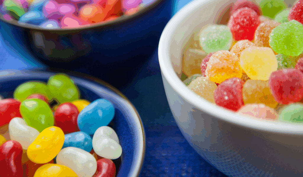Avoid mixing soft and hard candies