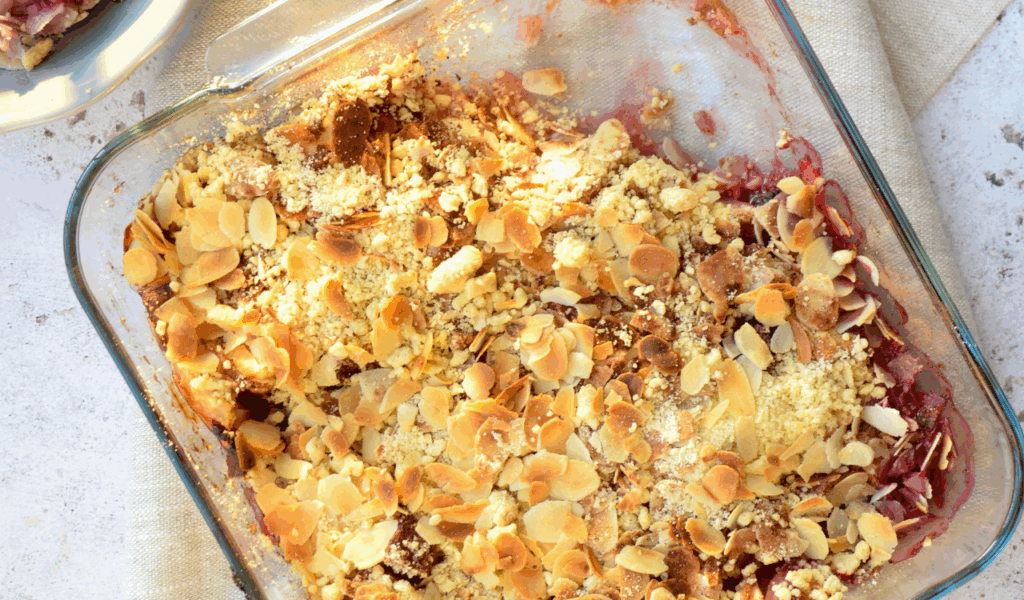 Peach Cobbler Mug Cake