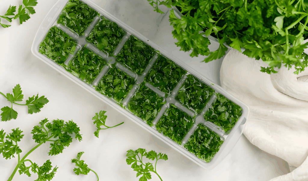 Use frozen herbs or seasoning cubes for depth