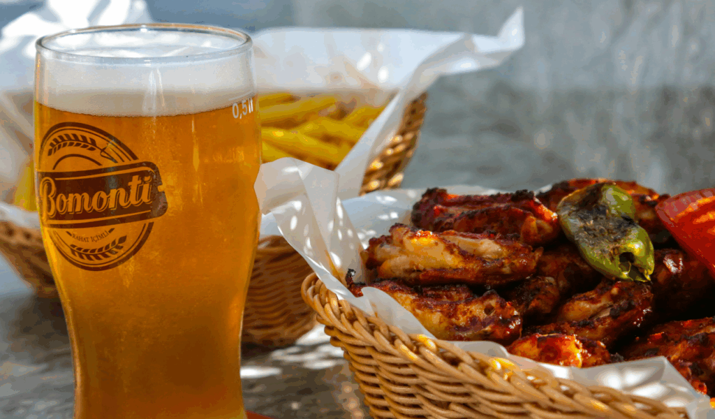 IPA with Buffalo Wings