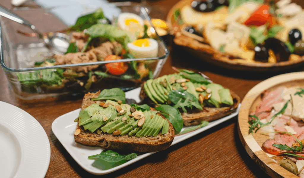 Sunflower Butter, Banana, Bacon, and Pumpkin Seeds