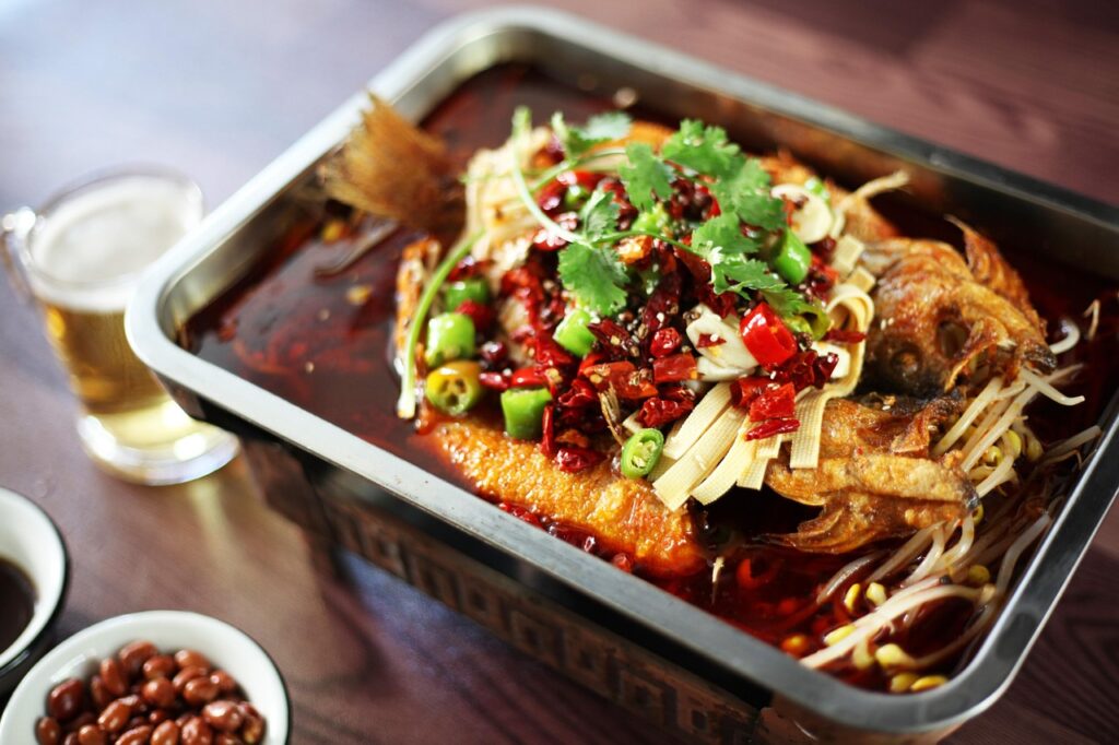 Fish in sauce