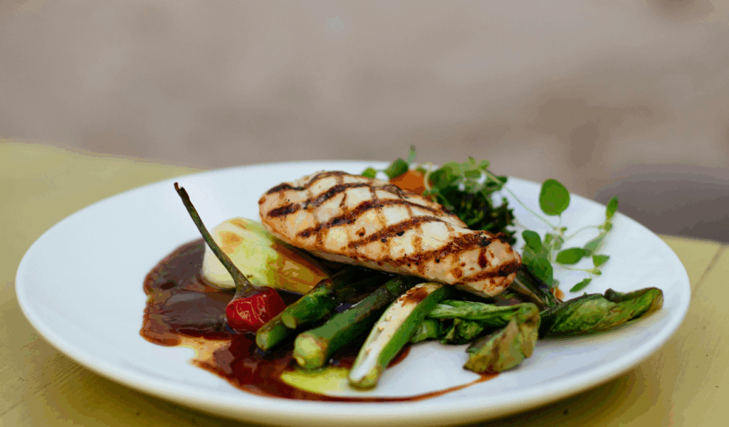 Grill or pan sear the chicken for deeper flavor