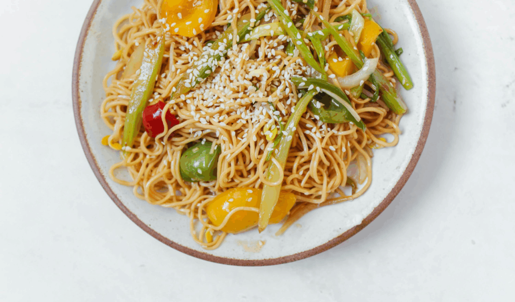 Vegetable Stir Fry with Noodles