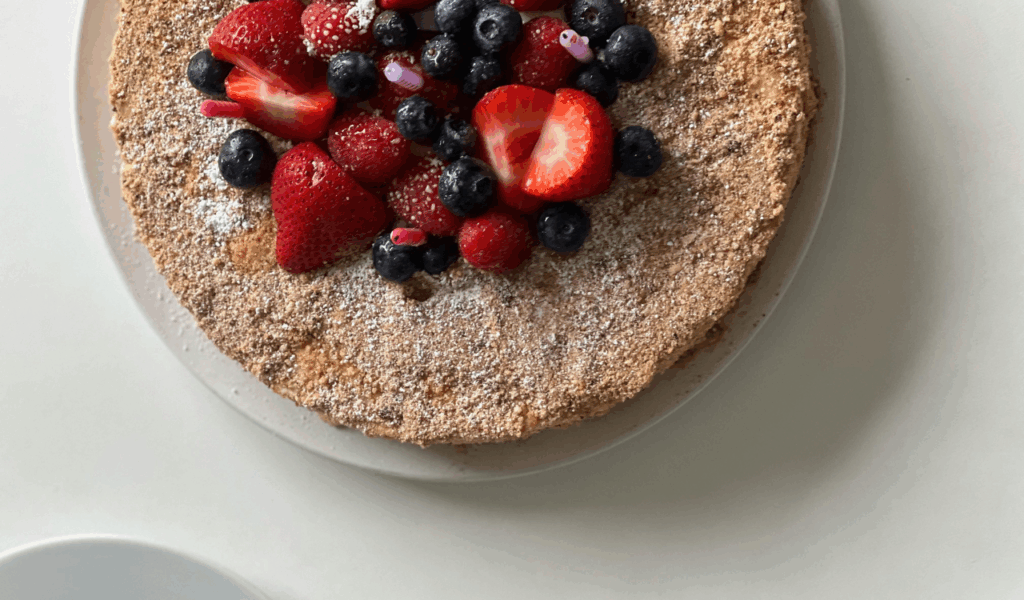 Whipped Berry Cloud Cake