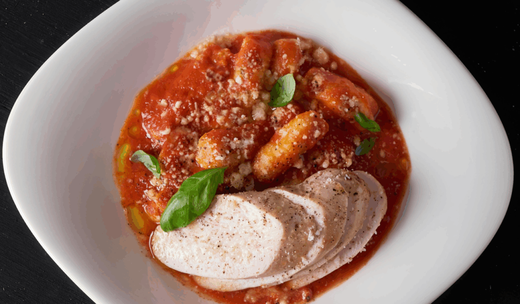 Gnocchi in Spicy Tomato-Chorizo Style