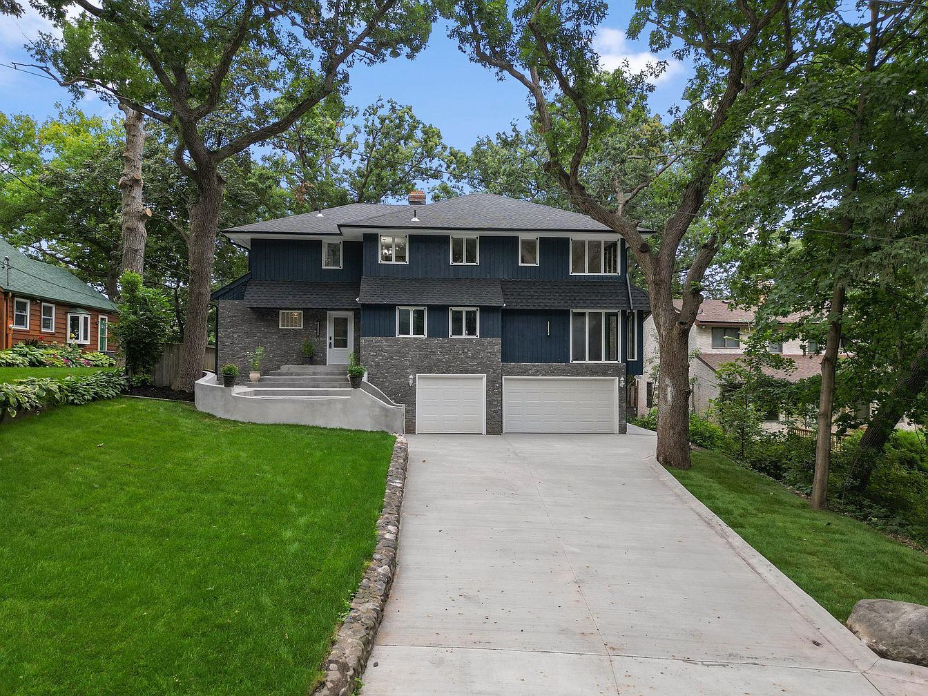 Breathtaking 1926 Lakefront Retreat in Saint Paul, Minnesota With Panoramic Keller Lake Views, and a Grand Renovated Interior
