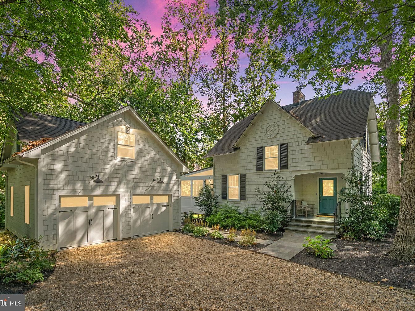 Amazing 1915 Craftsman Cottage in Bethesda, Maryland With Reclaimed Heart Pine Floors and a Conservation Easement Setting