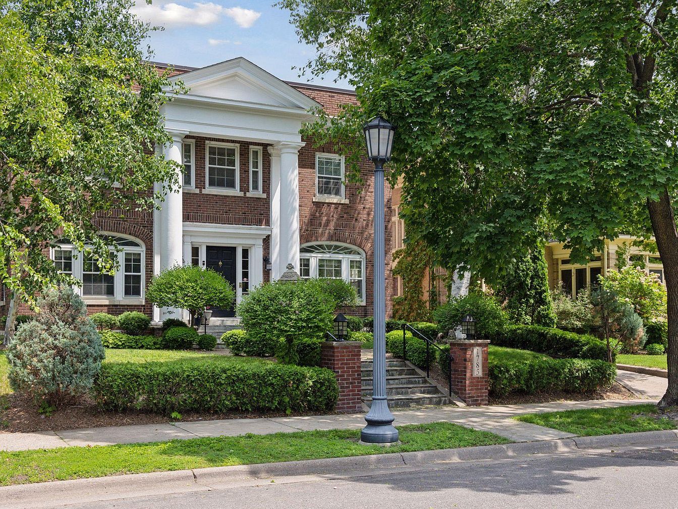 1920 Georgian Colonial Duplex in Minneapolis, Minnesota, With Brick Facade, Modern Luxury Upgrades, and a Private Rooftop Deck