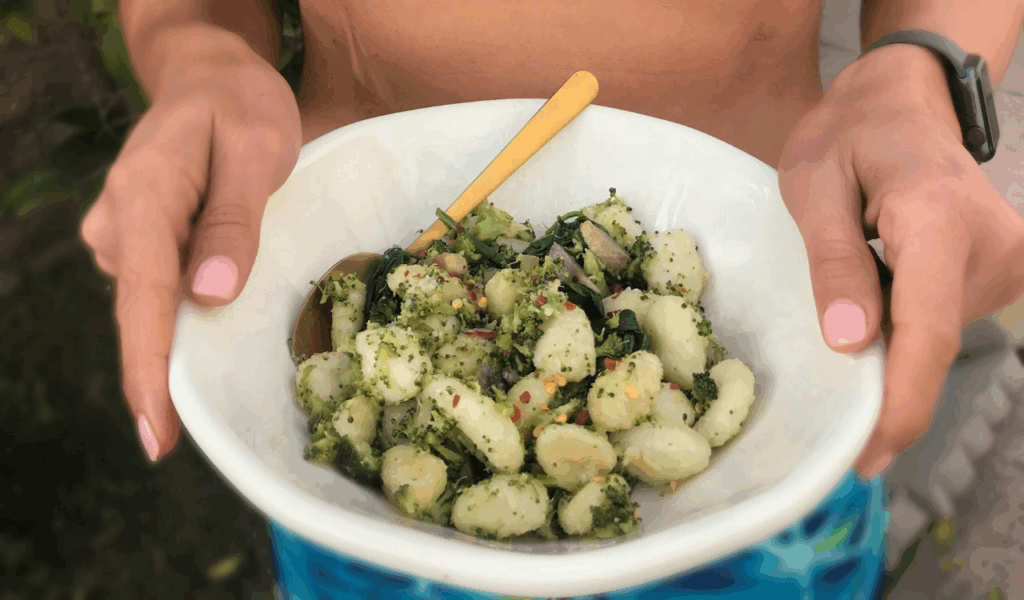 Lemon-Garlic Gnocchi with Asparagus & Peas