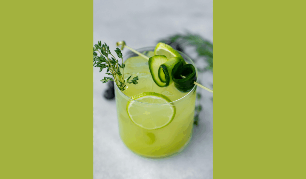 Cucumber Basil Gimlet