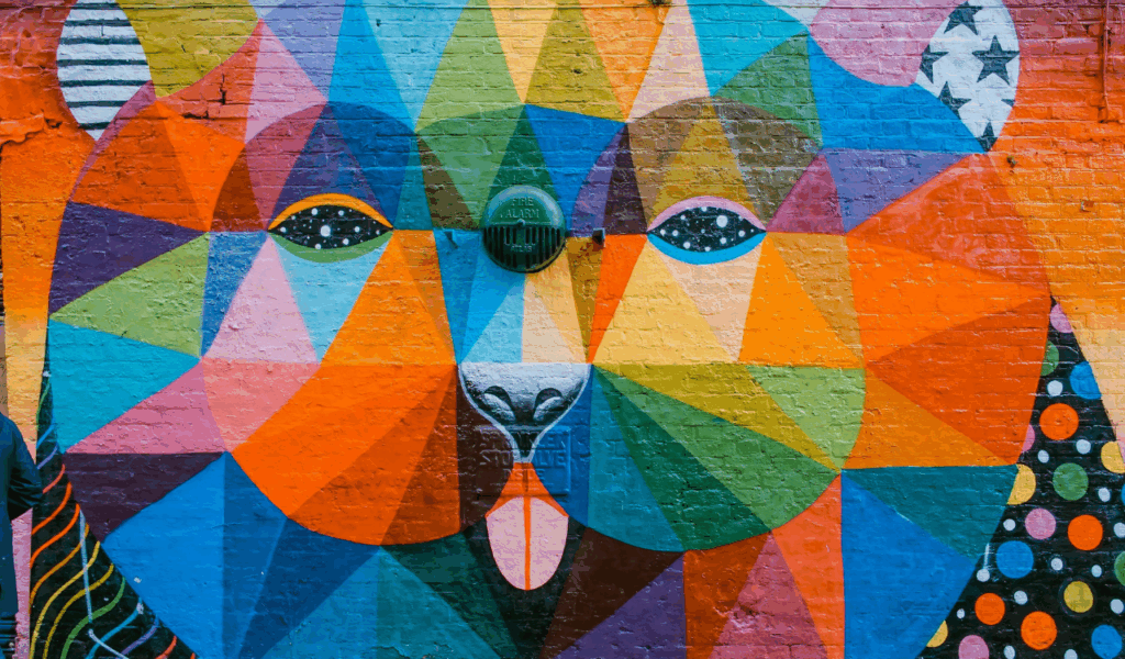 Bold Single Color Feature Wall