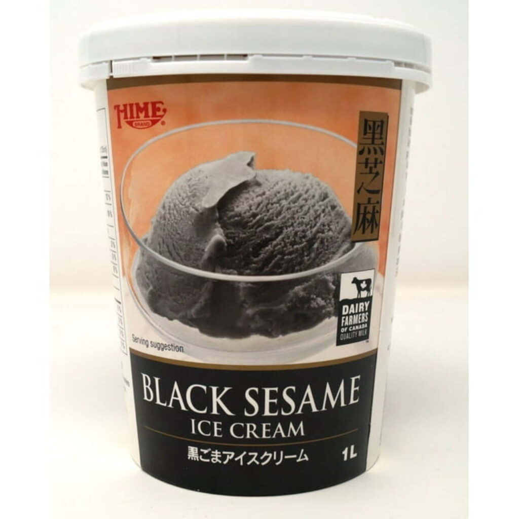 Black Sesame Ice Cream