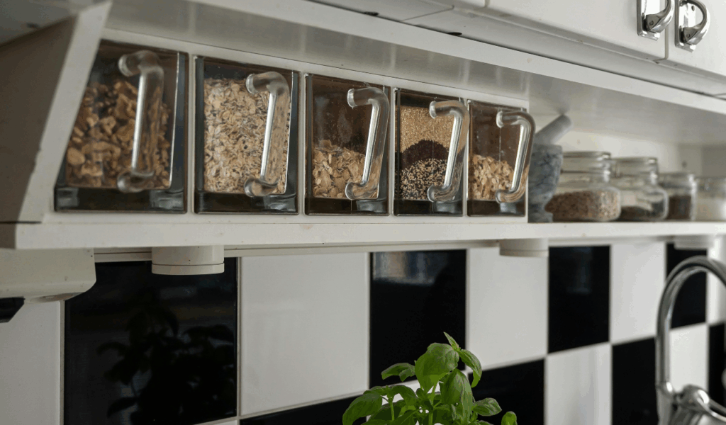 Dedicate A Shelf for Meal Prep Essentials