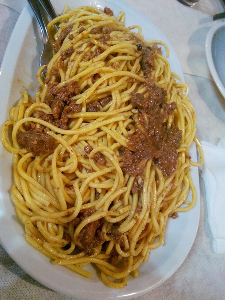 Pici al RagĂš di Cinghiale