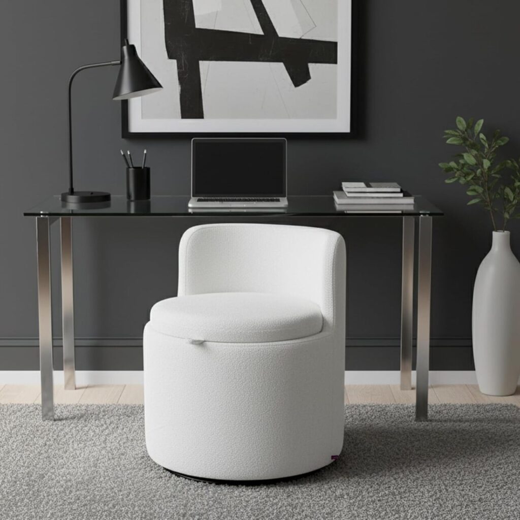 Compact Swivel Accent Chair