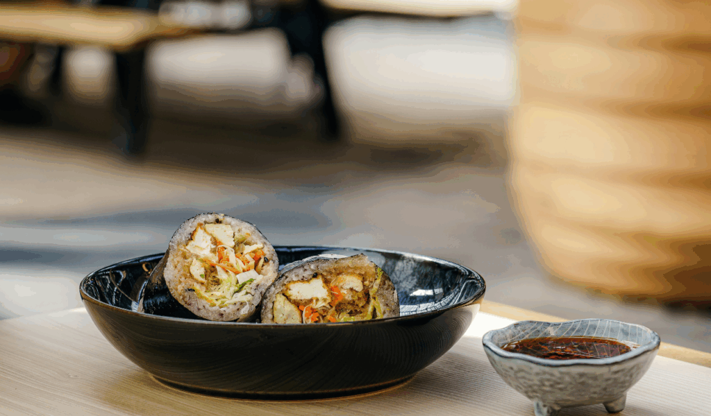 Asian-Inspired Tofu Wrap