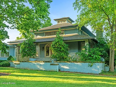 Grand 1920 Equestrian Estate in Shelbyville, Kentucky, With a 42-Stall Barn, Indoor Riding Arena, and Exquisite Gardens