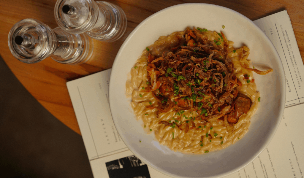 Creamy Spinach and Mushroom Risotto