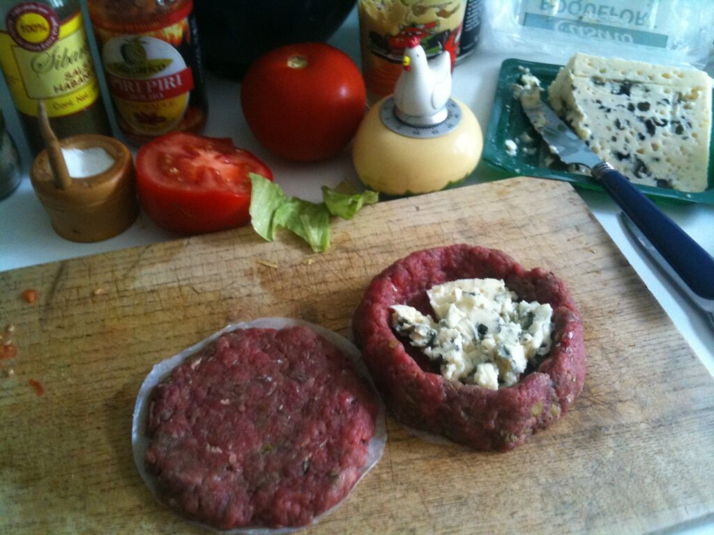 Jucy Lucy making