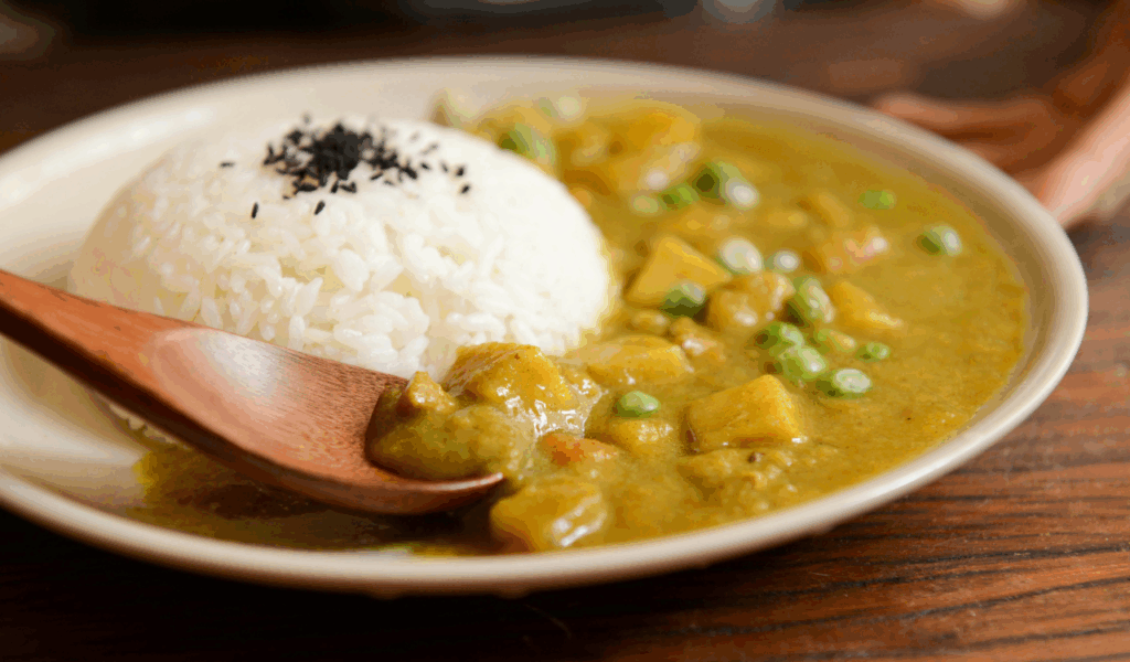 Vegetable Thai Curry Rice