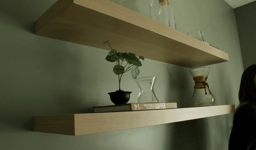 Add Floating Shelves for Vertical Space