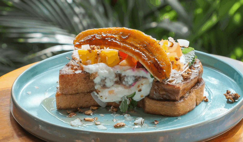 Coconut and Pineapple French Toast