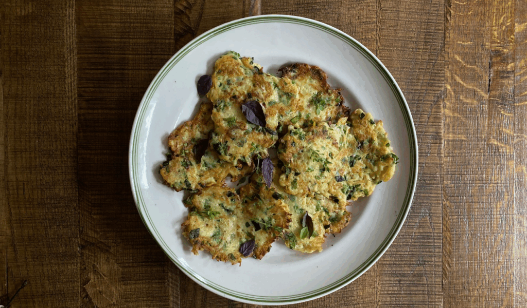 Warm Vegetable Fritters