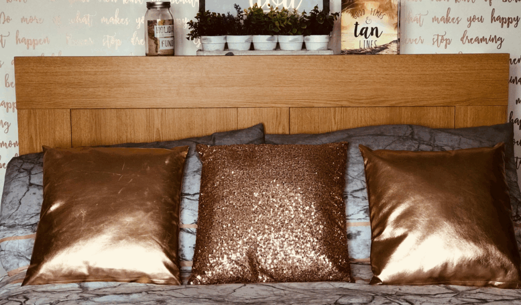 Metallic Accent Pillows