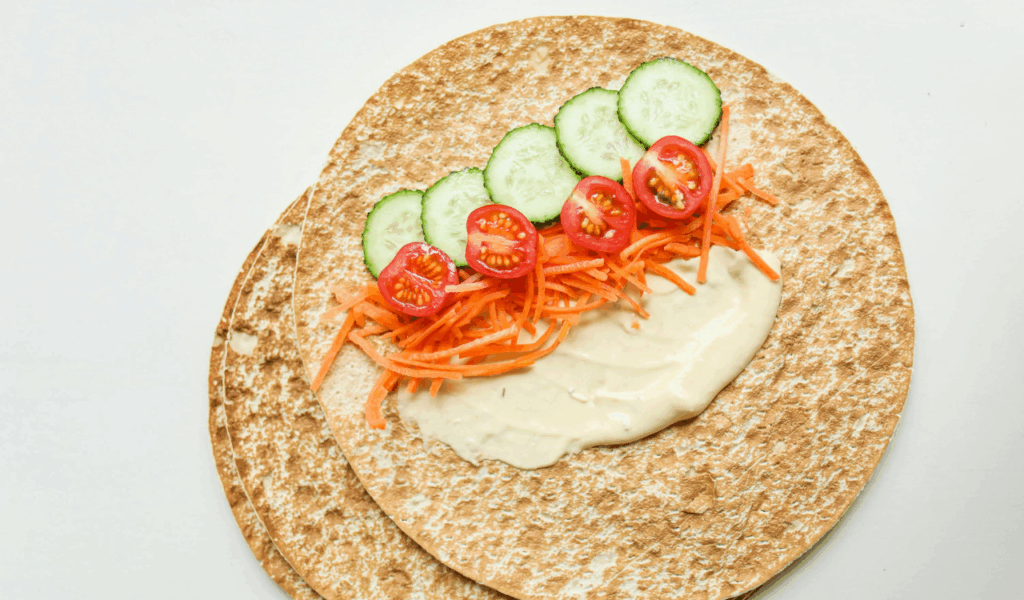 Hummus and Veggie Wrap