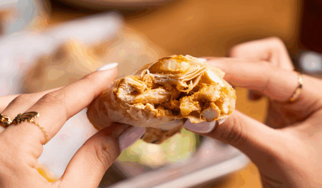 Spicy Chicken Avocado Wrap