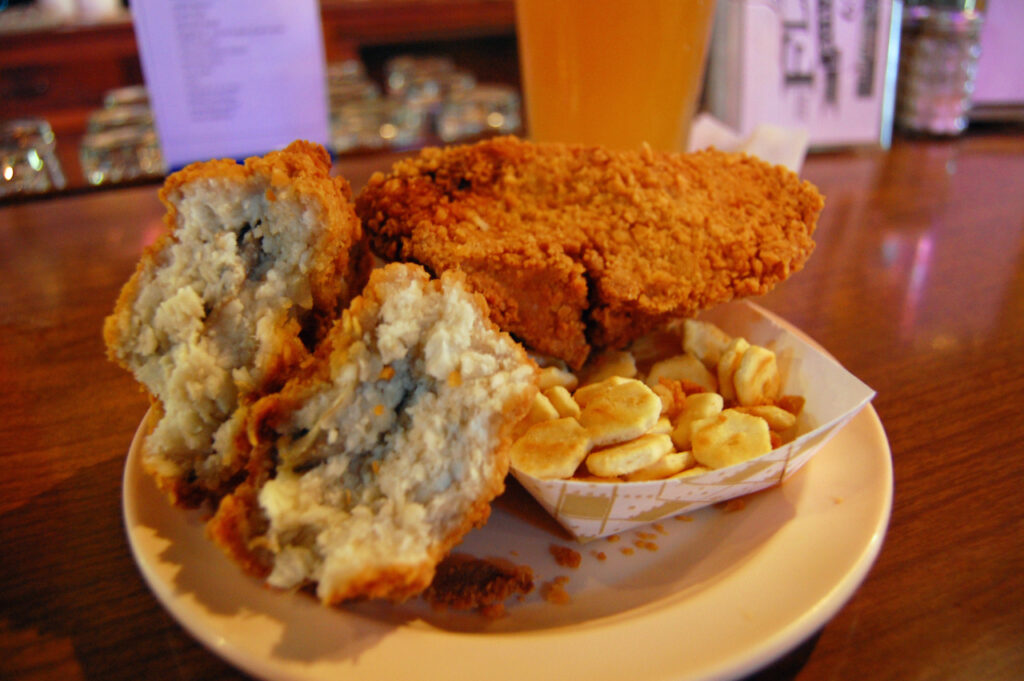 Deep Fried Oysters or rolled oysters