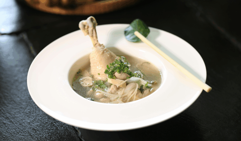 Thai-Inspired Lemongrass & Chicken Brothy Bowl