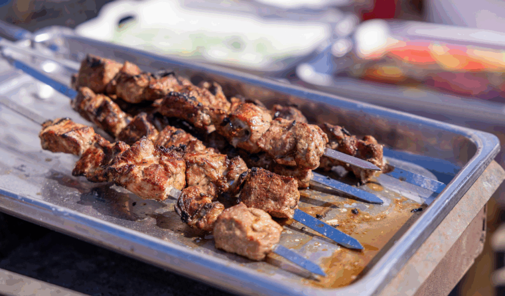 Grilled Chicken Kabobs with Lemon-Garlic Marinade