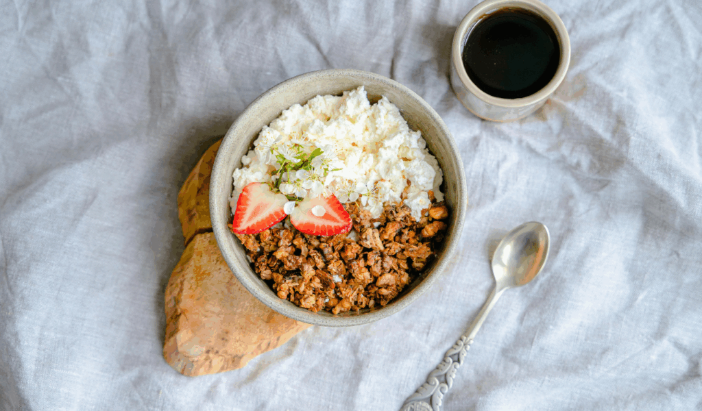 Cottage Cheese Fruit Bowl