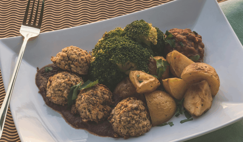 Mushroom and Walnut “Meatballs”