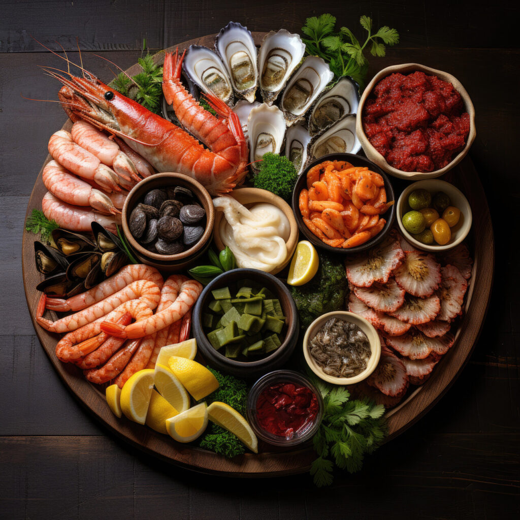 Seafood-Focused Antipasto Tray