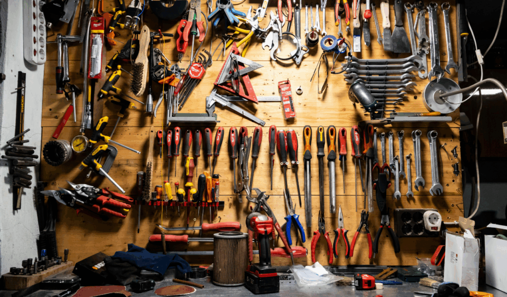 Install Pegboards for Flexible Storage