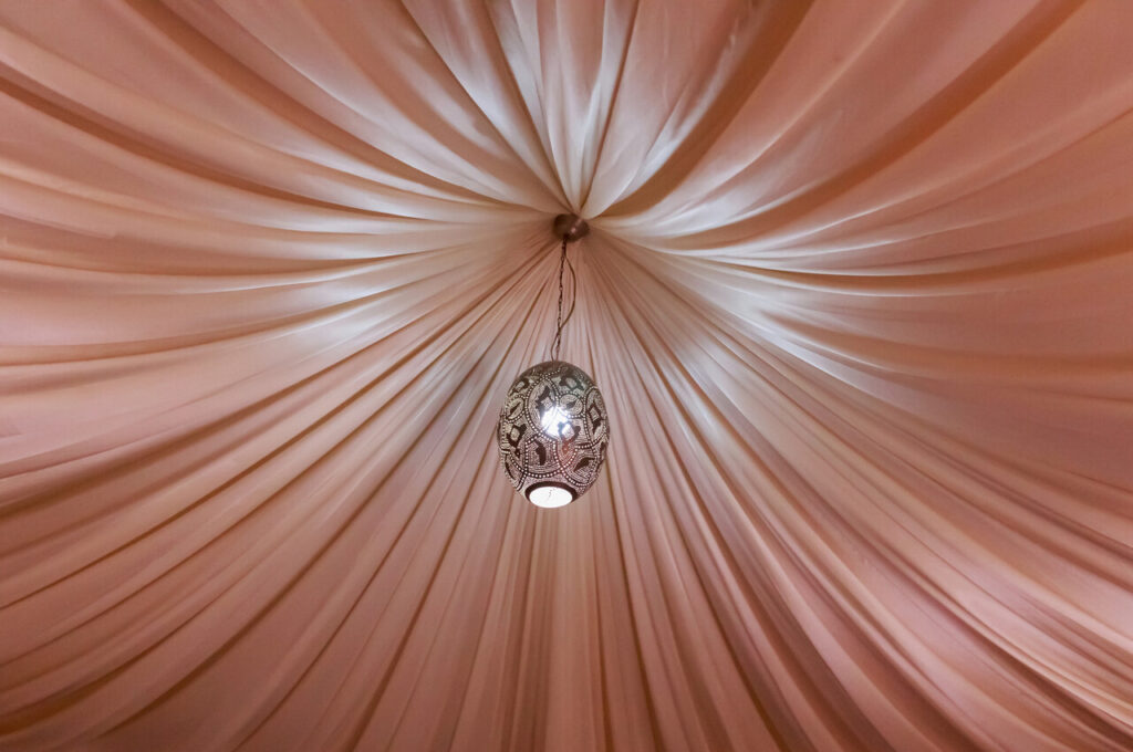 Fabric Draped Or Tented Ceiling