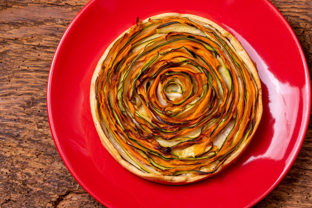 Vegetable Spiral Tart