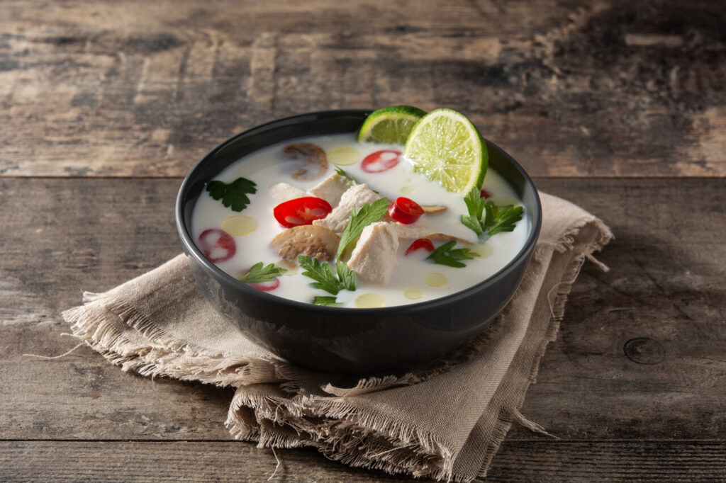 Summer Coconut Lime Chicken Soup
