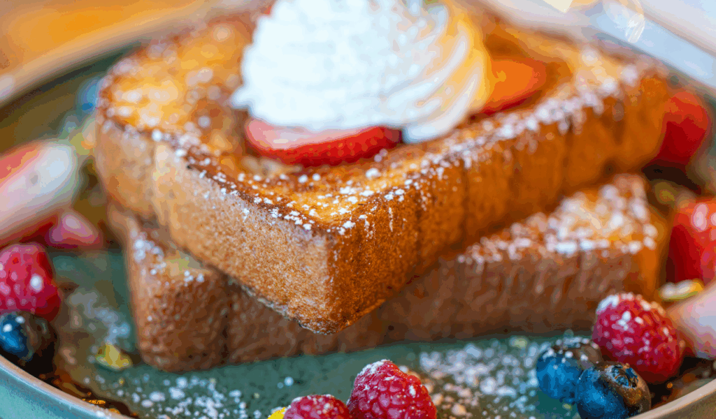 French Toast with Powdered Sugar