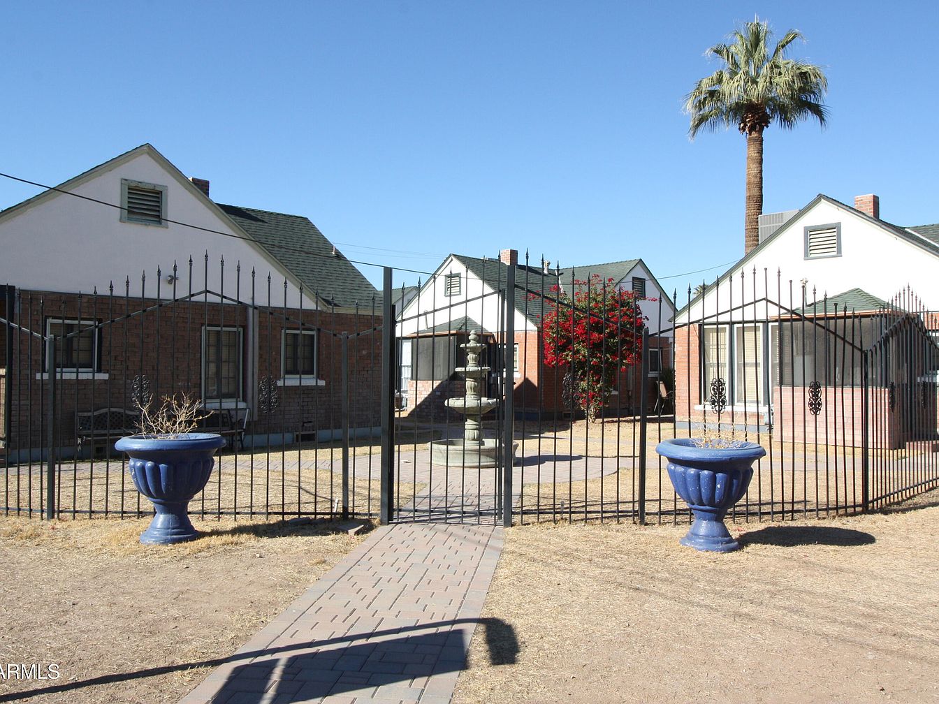 Rare 1930 Multi-Unit Investment Property in Phoenix, Arizona With Seven Stand-Alone Homes, a Remodeled Pool